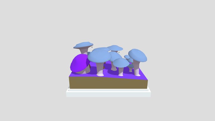 Mushroom_Forest 3D Model