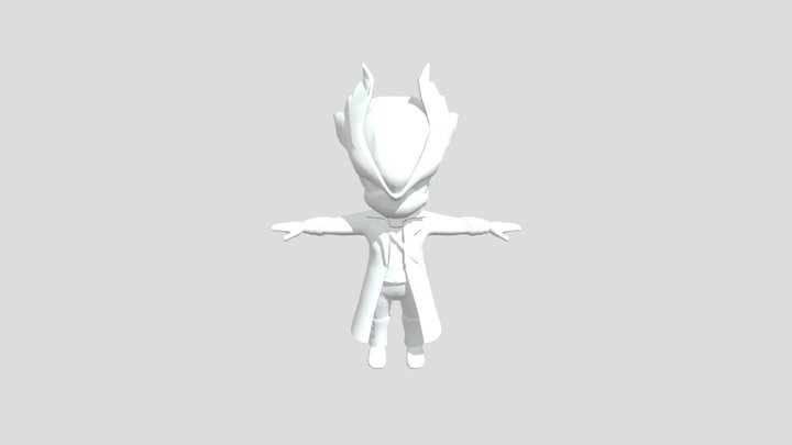 Bloodborne Hunter Male Rig 3D Model