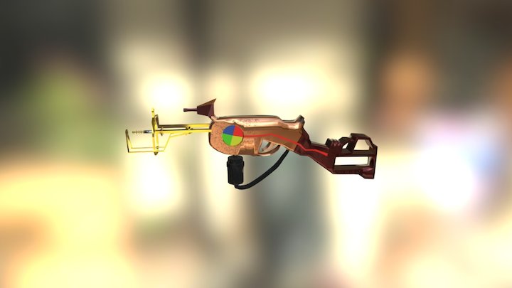 Laser Gun 3D Model