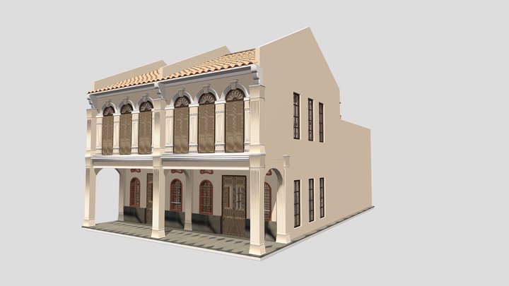 Shophouses2 3D Model