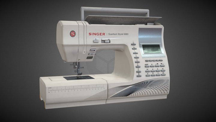 Sewing Machine 3D Model