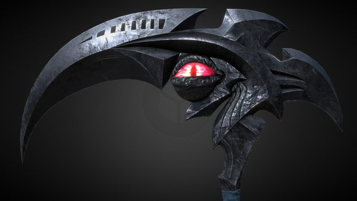 Shieda Kayn's Scythe - Rha'ast the Darkin 3D Model