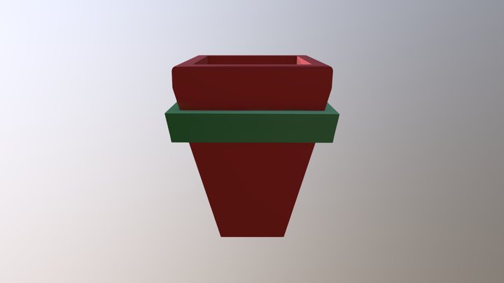 Textured Cup Model 3D Model