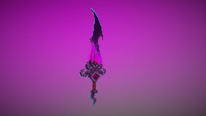 Alecto's Abyss Sword [ Rpg Cursed Weapons ] 3D Model