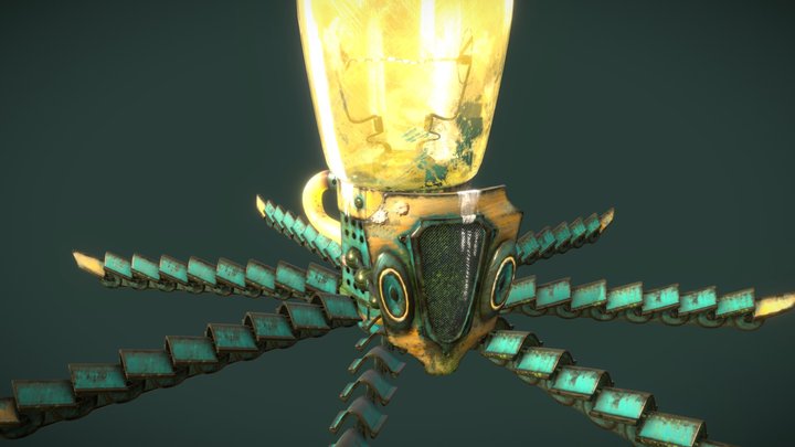 Robo Octopus 3D Model