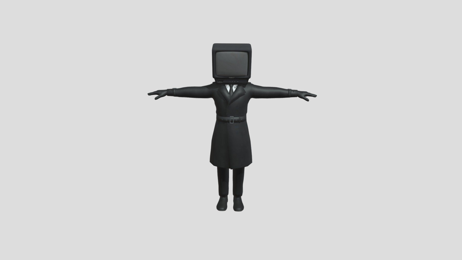 tv man (rigged) - 3D model by UTSMFORTHEWIN [012c3a4] - Sketchfab