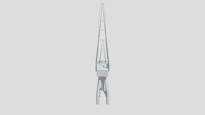 Crane Animation 3D Model