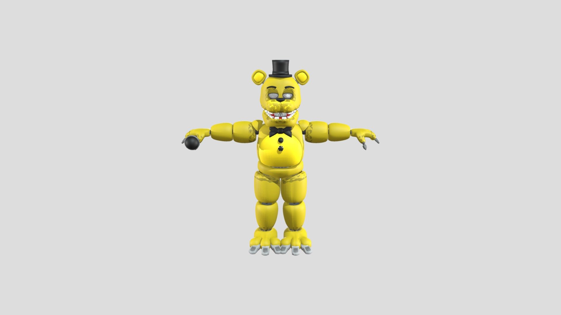 Fredbear - Download Free 3D Model By Heellpojtgfy [012cc52] - Sketchfab