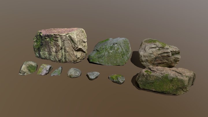 Canadien Rock Pack 3D Model