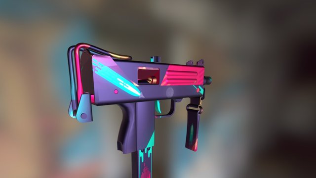 MAC 10 | Space Storm 3D Model