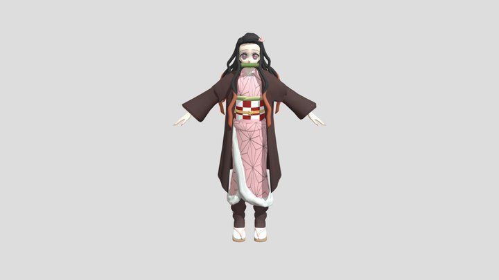 nezuko_kamado_demon_slayer__kimetsu_no_yaiba 3D Model