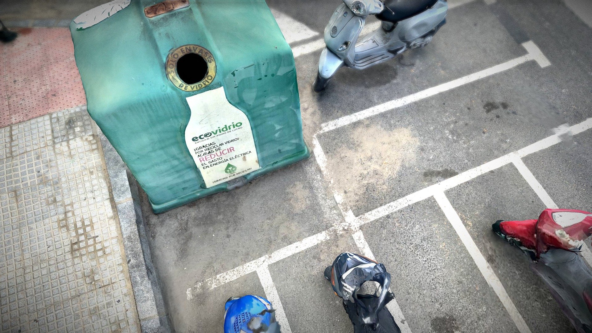 Glass Recycle Bin