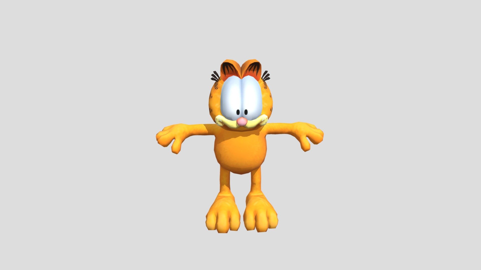 garfield — Sketchfab embed 3D viewer