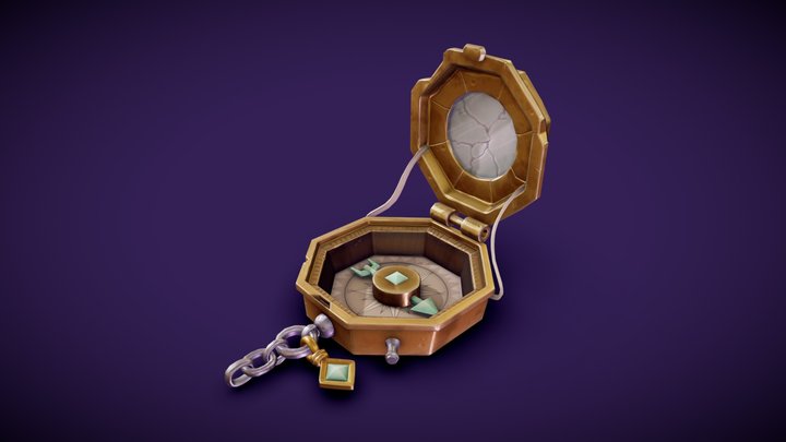 The Aristocrat’s Wayfinder - DAE Stylized Asset 3D Model