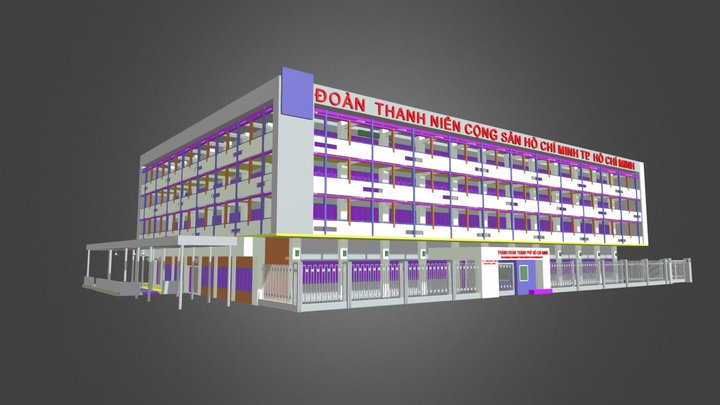 The Ho Chi Minh Communist Youth Union 3D Model