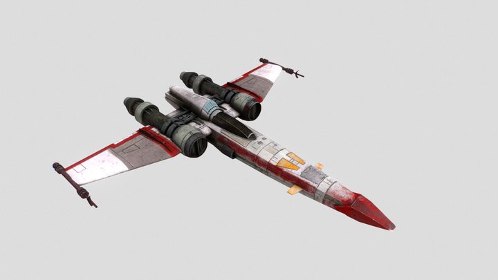 Z-95 starfighter 3D Model