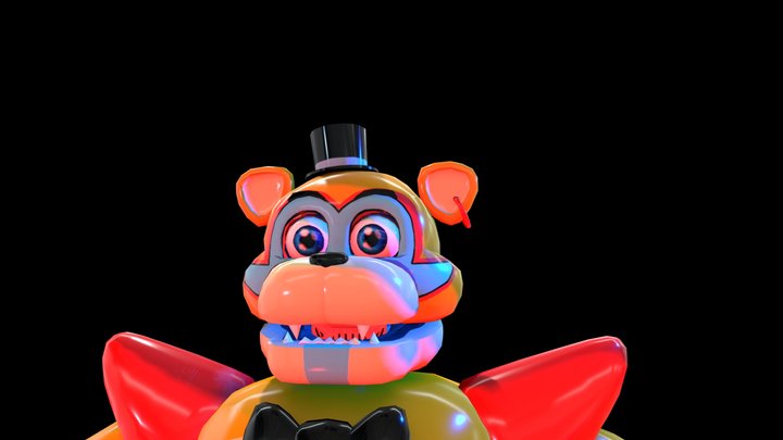 glamrock_freddy_fnaf_security_breach 3D Model