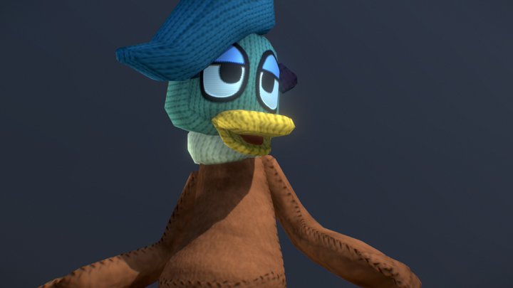 Sarahduck Plush - VRChat 3D Model