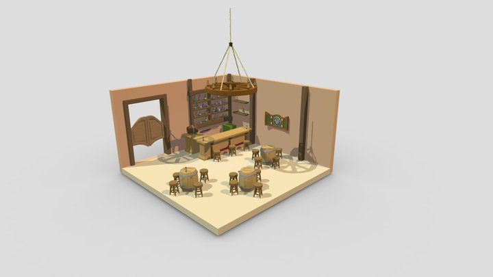 Saloon 3D Model