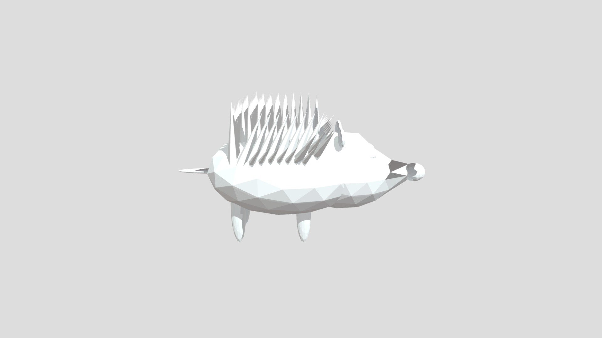 ёж крипер — Sketchfab embed 3D viewer