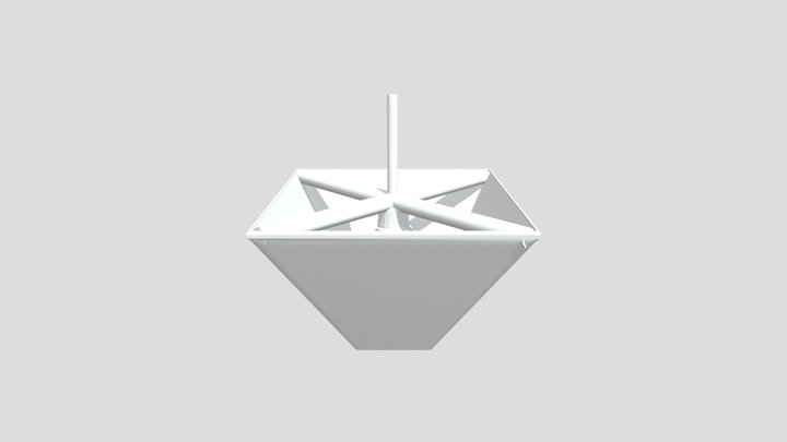 Ceiling light (untextured) 3D Model