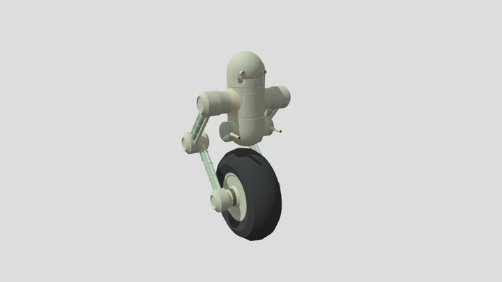 MONOWHEEL WAR MACHINE 3D Model