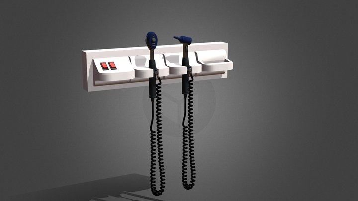 Otoscopio y Oftalmoscopio 3D Model