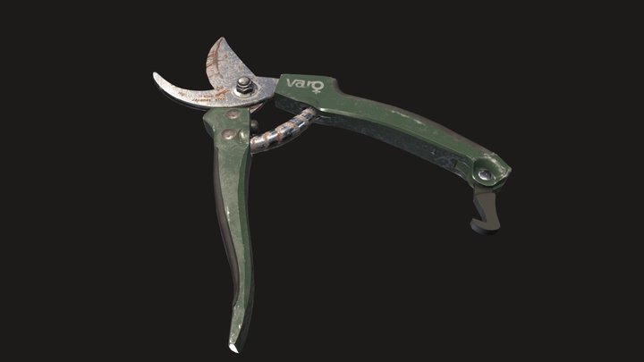 DAE - Garden Shears SK-5 Varo 3D Model