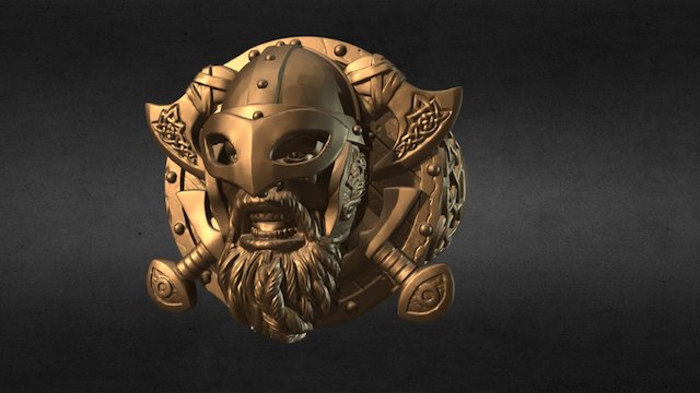 Ring Viking 3D Model