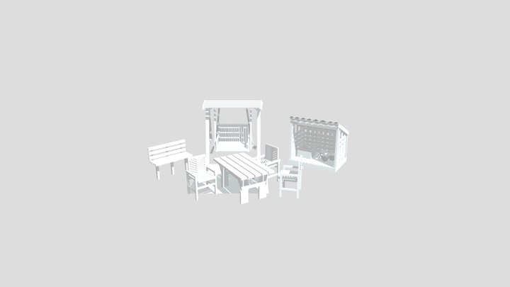 DAE 5 Finished Props - Forest Loner 3D Model