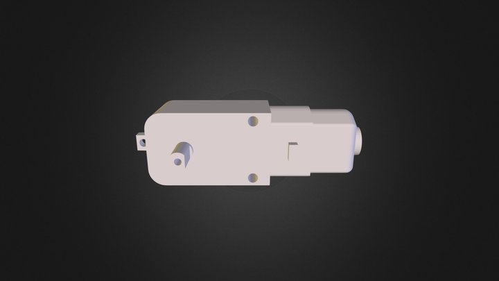 MOTORREDUCTOR PLÁSTICO DOBLE EJE. 3D Model