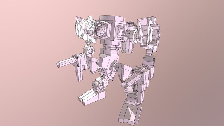 Ochurus robot 3d model 3D Model