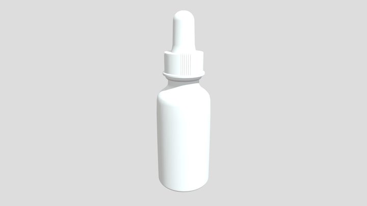 serum bottle 3D Model