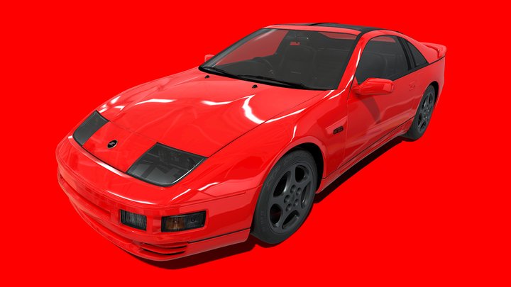 3Dピクチャー（3次元絵） 300zx 3D models - Sketchfab