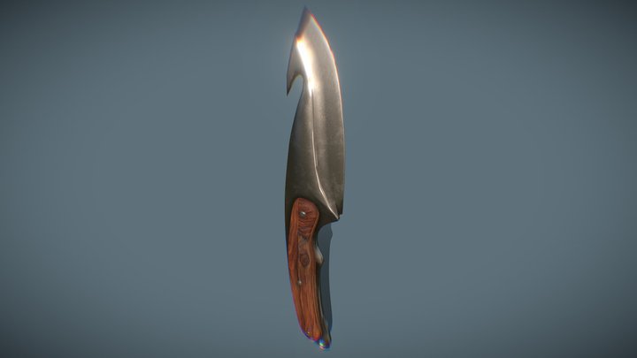 Gut Knife 3D Model