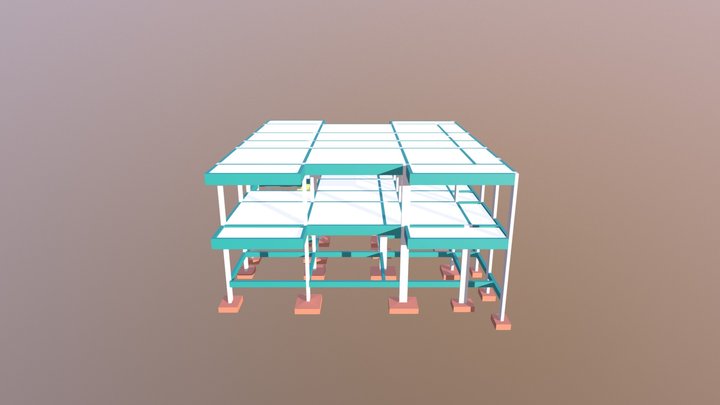 Projeto Estrutural - 352 m² 3D Model