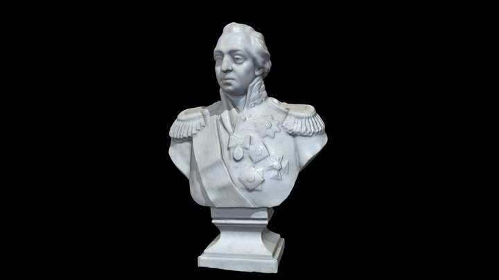 M.I.Kutuzov (Marble) | М.И.Кутузо�в (Мрамор) 3D Model