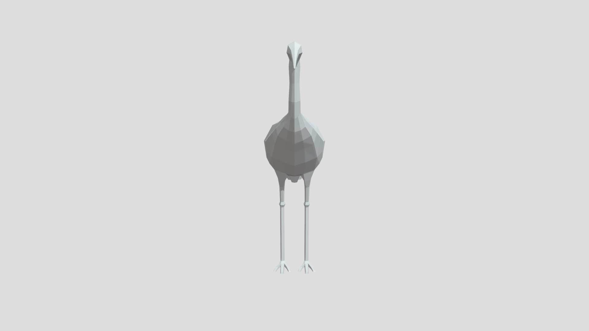 Sandhill crane from Poly by Google