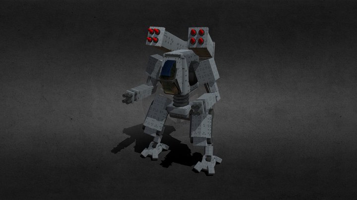 Project 'Alpha' Mecha (V1) 3D Model