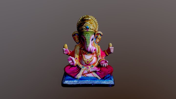 Ganesh Color 3D Model