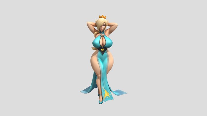 Princess Rosalina 3D Model