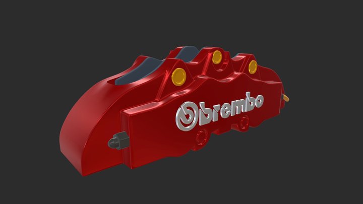 Brembo Kit Caliper 3D Model