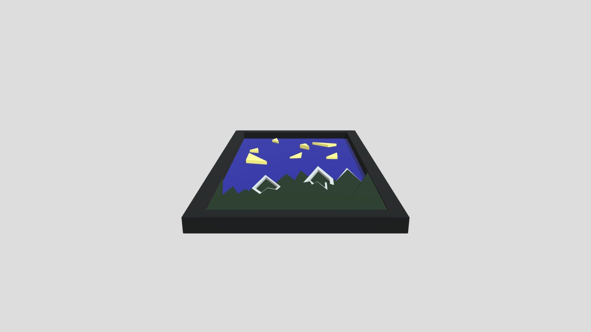 Poster Low Poly