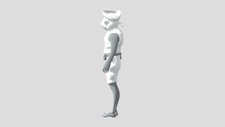 Pirate FishStick 3D Model