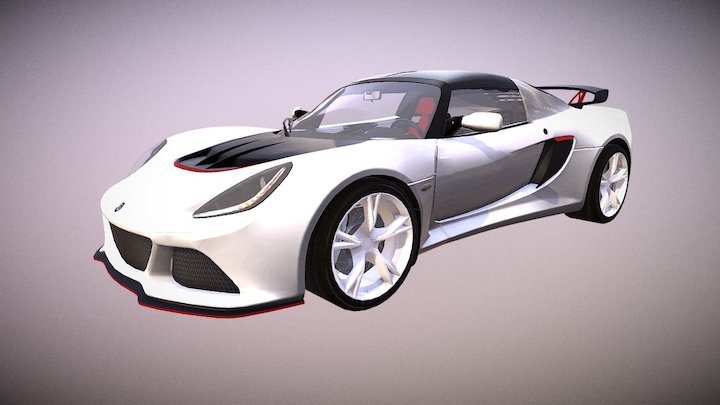 Unlock super sports car #01 2015 3D Model
