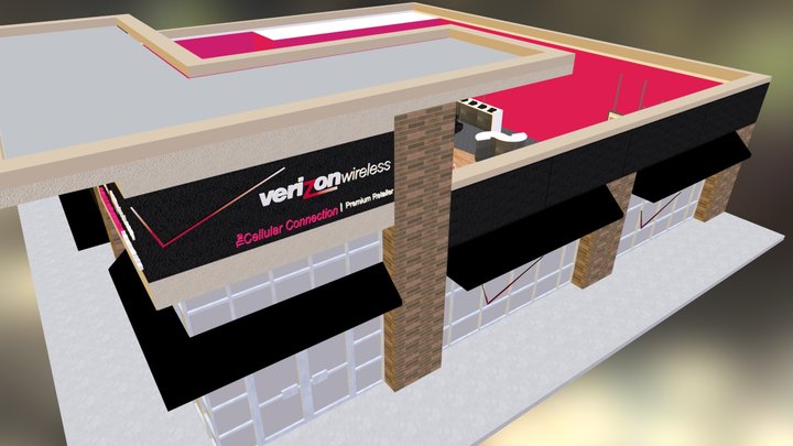 Verizon Wireless 3D Model