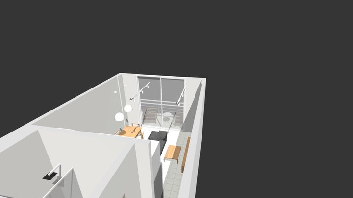 Belgrano 4664 / Vivienda B y G 3D Model