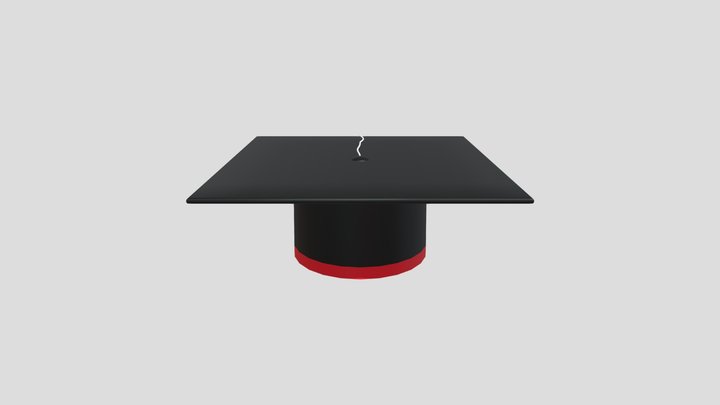 Graduation cap 3D Model