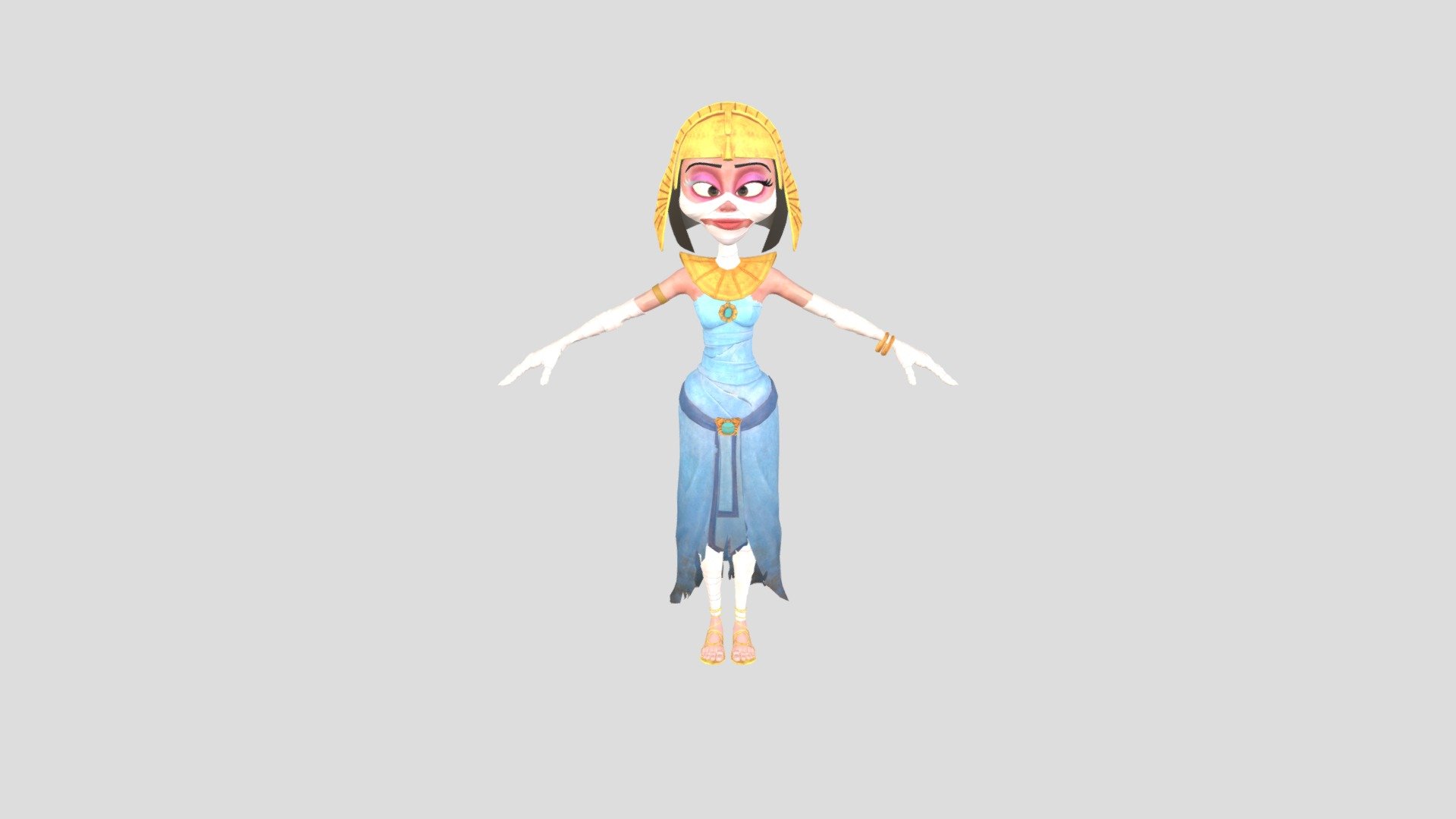 Ramona (Tad the Lost Explorer) Rig Mixamo - Download Free 3D model by ...