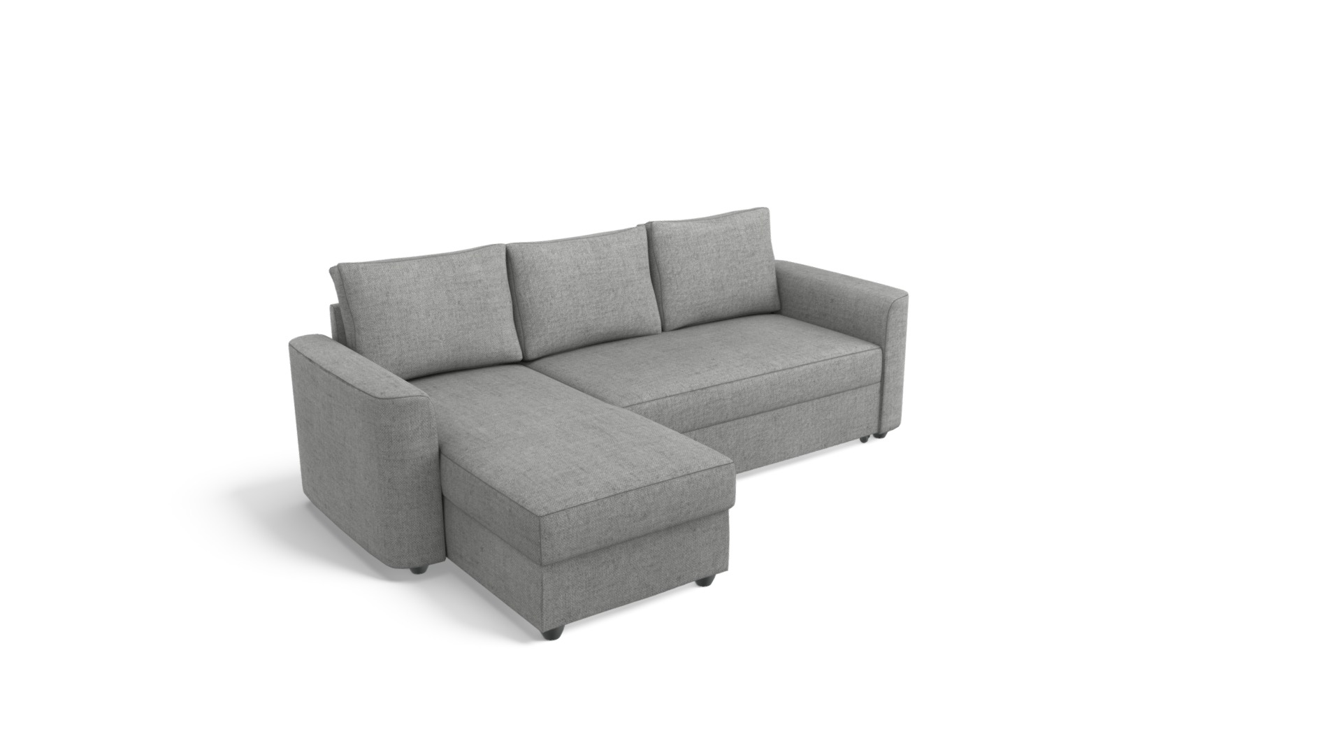 Aidian Corner Storage Sofa Bed Download Free 3D model by
